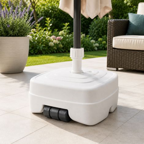 Schrimständer 45L Weiß mit Rollen-D14600600-weiß (1/3)