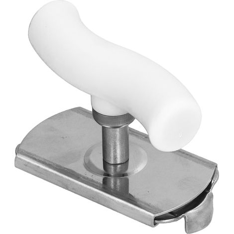 Stainless Steel Can Opener Portable Manual Bottle Opener with Ergonomic Handle Convenient to Use for KitchenWhite (1/5)