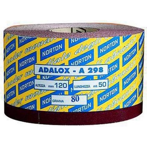 AG 25591 A298 Carta Abrasiva Universale Grana 80 Lunghezza 50 m Supporto Carta Medio Universale Legante Colla Naturale colore Assortito
