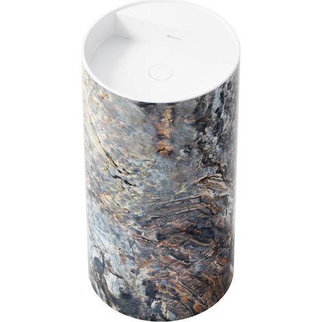 Steinberg Serie 540 lavabo independiente, de pie, redondo, con