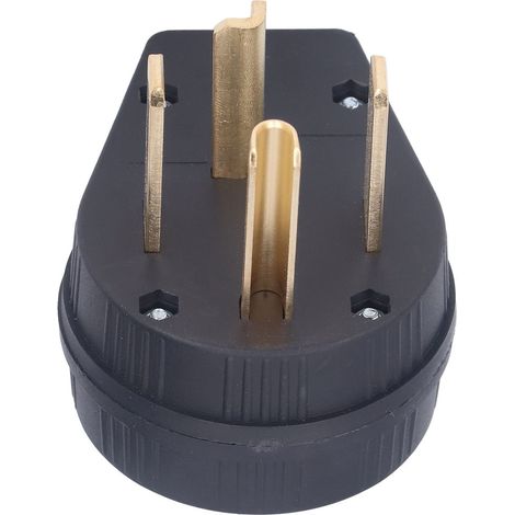 Industrieller 4-Loch-Stecker PA66, gerader Netzstecker aus Kunststoff und Messing, 30 A, 125 V/250 V (1/5)