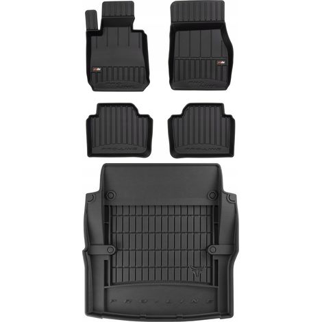 Tappetini e tappetini in gomma 3D SET BMW Serie 3 F30 Berlina 2011-2018 (1/5)