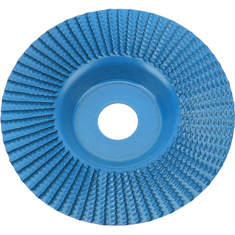 Disque à sculpter le bois, roue de façonnage 125 mm en carbure de tungstène, accessoire pour le travail du bois, bleu (1/5)