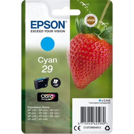 Cartouche d encre Epson Fraise 29 Cyan (1/2)