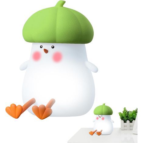Lampe de nuit poulet - Lampe de chevet poulet - Lampe poulet décorative pour chambre d'enfant, lampe de table poulet décorative (1/5)