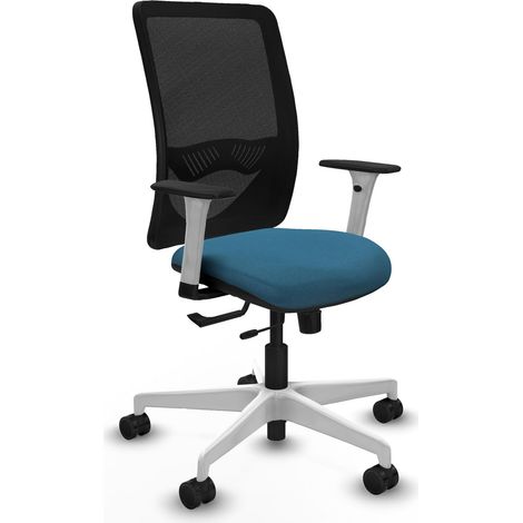 Silla de oficina piqueras y crespo Zulema blanco espuma alta densidad (1/2)