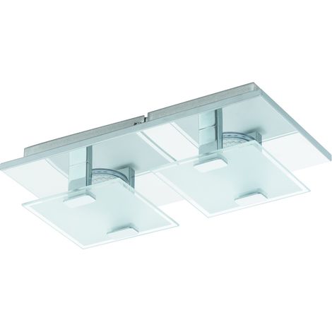 Lampe de plafond moderne Vicaro Chrome à deux lumières - 93312 (1/3)