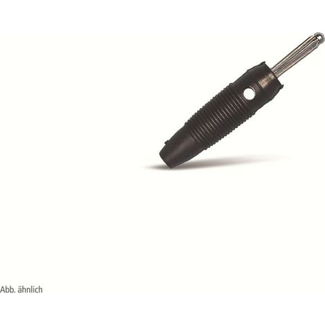 GOOBAY Labor-Büschelstecker, 4 mm, schwarz