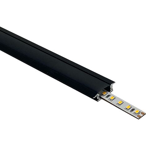 Ruban led intérieur interlusa noir 25x7 mm encastrable (1/3)