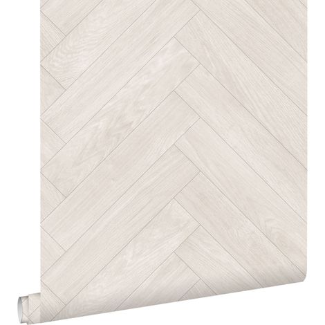 papier peint imitation bois beige - ESTAhome (1/5)