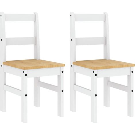 vidaXL Sedie da Pranzo 2 pz PANAMA 105x30x45 cm Legno Massello (1/5)
