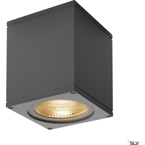 Applique extérieure BIG THEO gris LED 21W 3000K IP44 - SLV - 234525 (1/5)