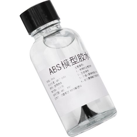 Colle de ciment transparente (ABS, PVC, acrylique), colle de modélisme, 30 ml, adaptée aux bacs à sable pour maquettes. (1/3)