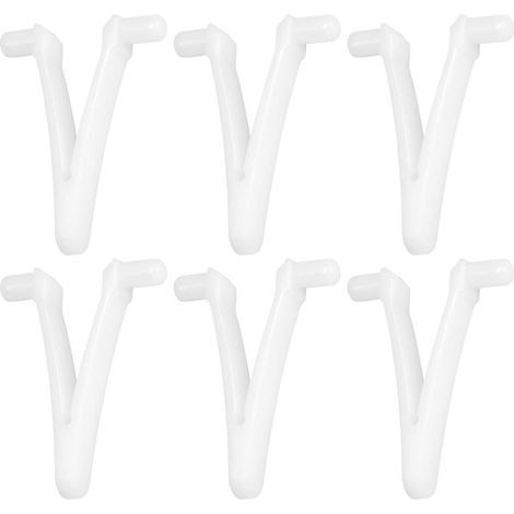 Clip papillon de piscine, clip de fixation de piscine 6PCS V Clip, remplacement de clip V pour écumoire de piscine pour brosse de spa de piscine (1/5)