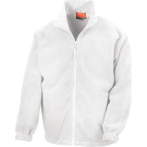 Result Giacca da lavoro in pile con zip Bianco XL