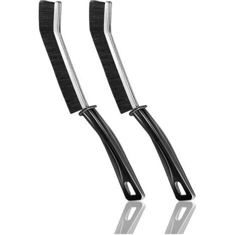 Lot de 2 Brosses Nettoyantes pour Crevasses, Fissures, Rainures de Fenêtre et Joints (1/5)