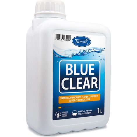 Clarifiant de piscine Blue Clear 1 litre – Efficace contre les résidus – Action floculante rapide – Adapté à tous types de piscines – Tamar