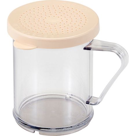 Saupoudreuse avec couvercle à sel et poivre - 10.9 x 8 x 9.6 cm - Lot de 12 - Cambro