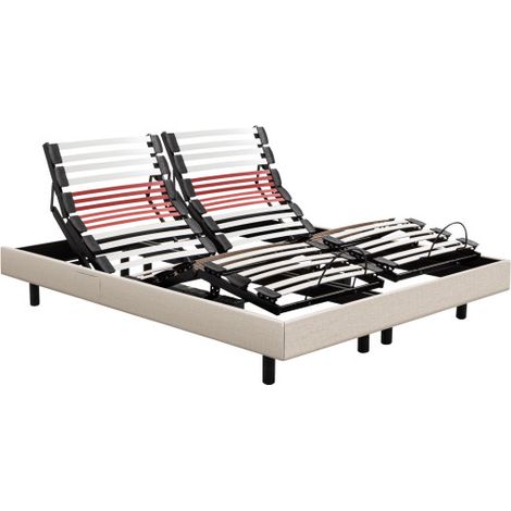 Sommier electrique Epeda HORIZON 90x200 Lin Lattes (1/3)