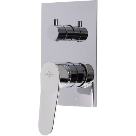Presto Dalma 7207200 Grifo ducha monomando mezclador empotrable 3 vías cromo (1/2)