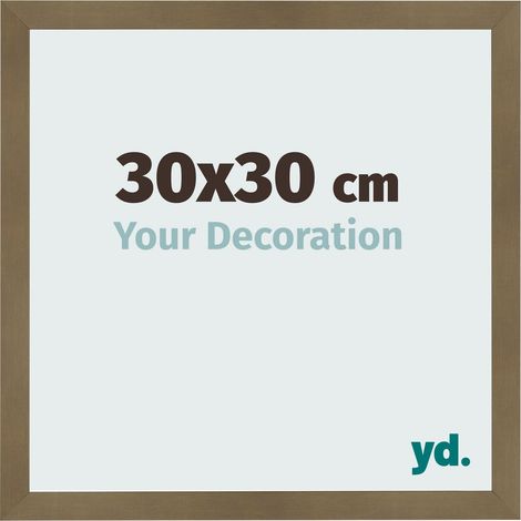 yd. - Cadre photo 30x30 - Bronze Decor - MDF - Bologna (1/5)