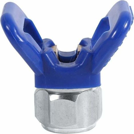Düsensitzschutz für Airless-Farbspritzpistole, Düsensitz-Ersatzteil, Universalwerkzeug, blau, neu (1/4)