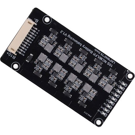 Automatischer 10S-Batteriebalancer mit paralleler Balancierungsfunktion, MOS-Platine, induktiver Batteriebalancer mit Kabel, 1,2 A, 2,0 V–4,5 V (1/5)