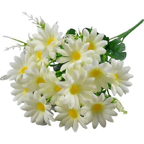 Bouquet de camomille artificiel écologique et frais, composition moderne. Arrangement floral moderne et réaliste.blanc (1/5)