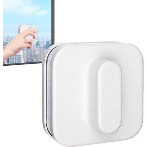 Outil de Nettoyage de vitres magnétiques,nettoyant de vitres magnétiques - Essuie-Glace Double Face,Nettoyeur de vitres magnétique Double Face, Outil de Nettoyage de vitres pour Lunette(3-10mm)