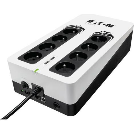 Multiprise Eaton 3S 850 Noir et blanc