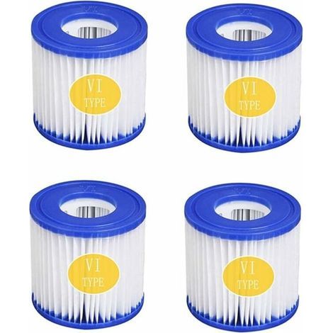 Green Mobility-Lot de 4 cartouches filtrantes pour piscine, filtre VI pour piscine, jacuzzi, Miami, Vegas, Monaco, Palm Springs, taille 6-58323 (1/5)