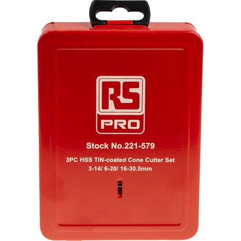 Coffret de forets RS PRO HSS 3mm à 30pouce, 3 pièces ( Prix pour 1 )