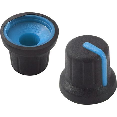 Blauer Drehknopf T2