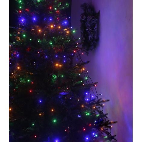 Lichterkette für den Weihnachtsbaum – 1,5 Meter lang, 10 Stränge, je 20 LEDs, 8 Beleuchtungsmodi – bunte Lichter