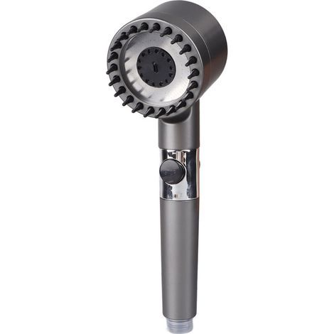 High-pressure handheld shower head with 1/2-inch filter, universal interface, 3 spray modes, bath shower head (1/4)
