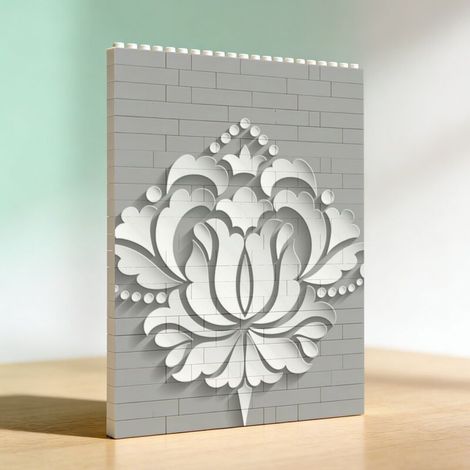Cadre décoratif en blocs à faire soi‑même, cadeau de la Saint‑Valentin pour couples (1/5)