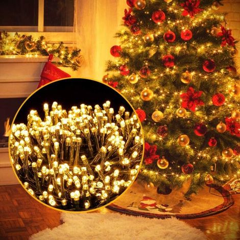 1000 LED Guirlande Lumineuse 15M, Décoration Noël Lumière Extérieur Intérieur 8 Mode Éclairage/Basse Tension,Guirlande Lumiere Sapin Arbre Anniversaire Mariage Jardin Maison (1/5)