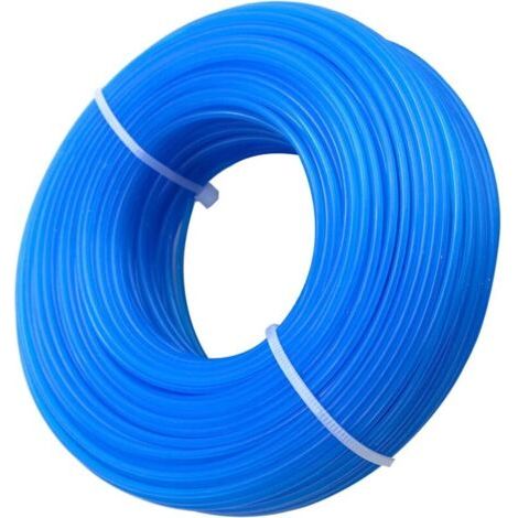 Bobina di filo da taglio rotonda in nylon per decespugliatori, diametro 1,6 mm, lunghezza 100 m.