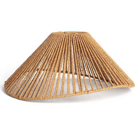 Pendelleuchte Lampenschirm geflochtenes Papier Mikah Ø450 mm
