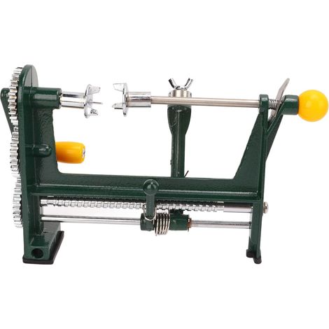 Éplucheur de pommes en acier inoxydable, épluchage rapide, résistant à l'usure, multifonction pour éplucher les poires, les oranges, les citrons et autres légumes. (1/5)