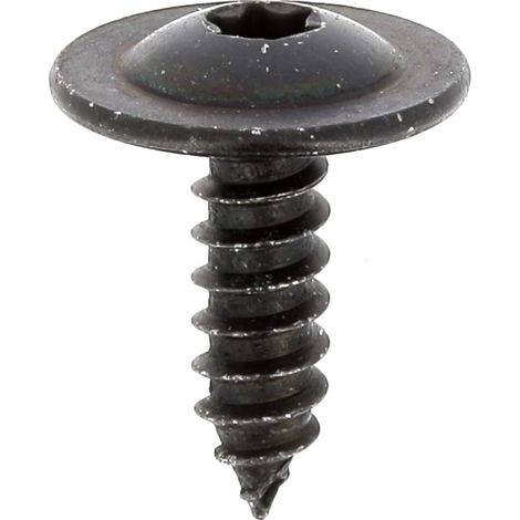 Viti a lamiera, testa grande, rivestimento interno RLX Impronta Torx in sacchetto, 4,8 mm x 16 mm, zinco nero, set di 20 (1/4)