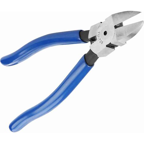 Pince coupante diagonale bleue, outil de coupe-câbles (1/5)