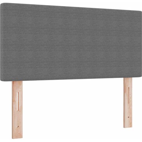 Maison Exclusive - Testiera LED con testiera Grigio chiaro 80 cm Tessuto in Cords
