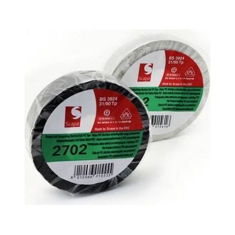 NASTRO ISOLANTE CM 1.9 X 25 MT Misura: Nero