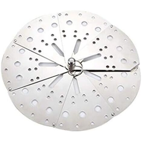 BUNTHAUS Couvercle En Acier Inoxydable Réglable pour Cuisson À La Vapeur, Pot de Cuisine avec Stand Anti-Débordement (1/5)
