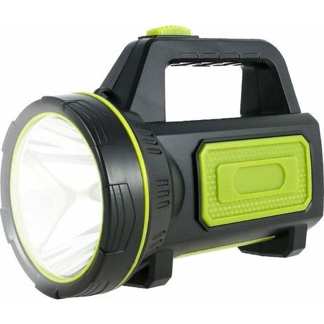 Linterna LED recargable USB ultra potente de 135000 lúmenes y 6000 mAh con luz lateral, linterna impermeable de alta potencia para emergencias, senderismo, camping y caza. (1/5)