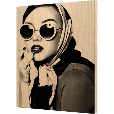 Póster de madera Imagen sobre contrachapado 28x39cm SP814 (1/5)