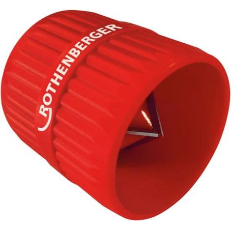 Rothenberger – Ébavureur pour tubes en cuivre et plastique 6-35mm – Ébavurage intérieur et extérieur – Finition précise et rapide – Conception ergonomique