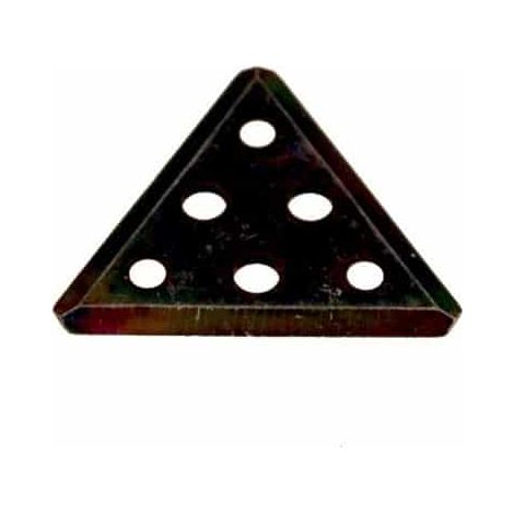 Lame Triangulaire Adaptable Pour Tondeuse Kynast. L: 70x70mm. Remplace Origine: 3r1306