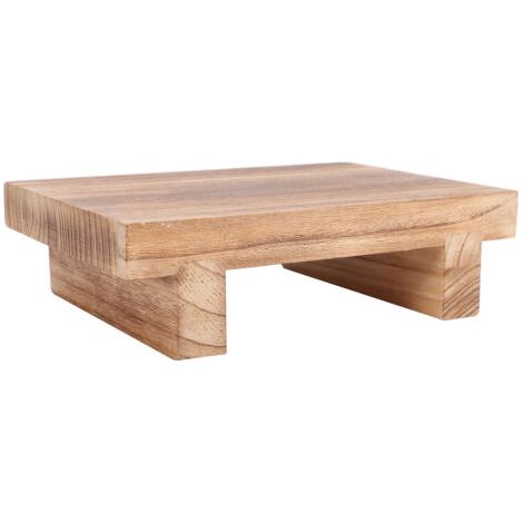 [JAMAIS UTILISÉ]Pouf et repose-pieds,Marchepied de chevet en bois pour repose-pieds mobile polyvalent intérieur extérieur pour salon à la maison (1/5)